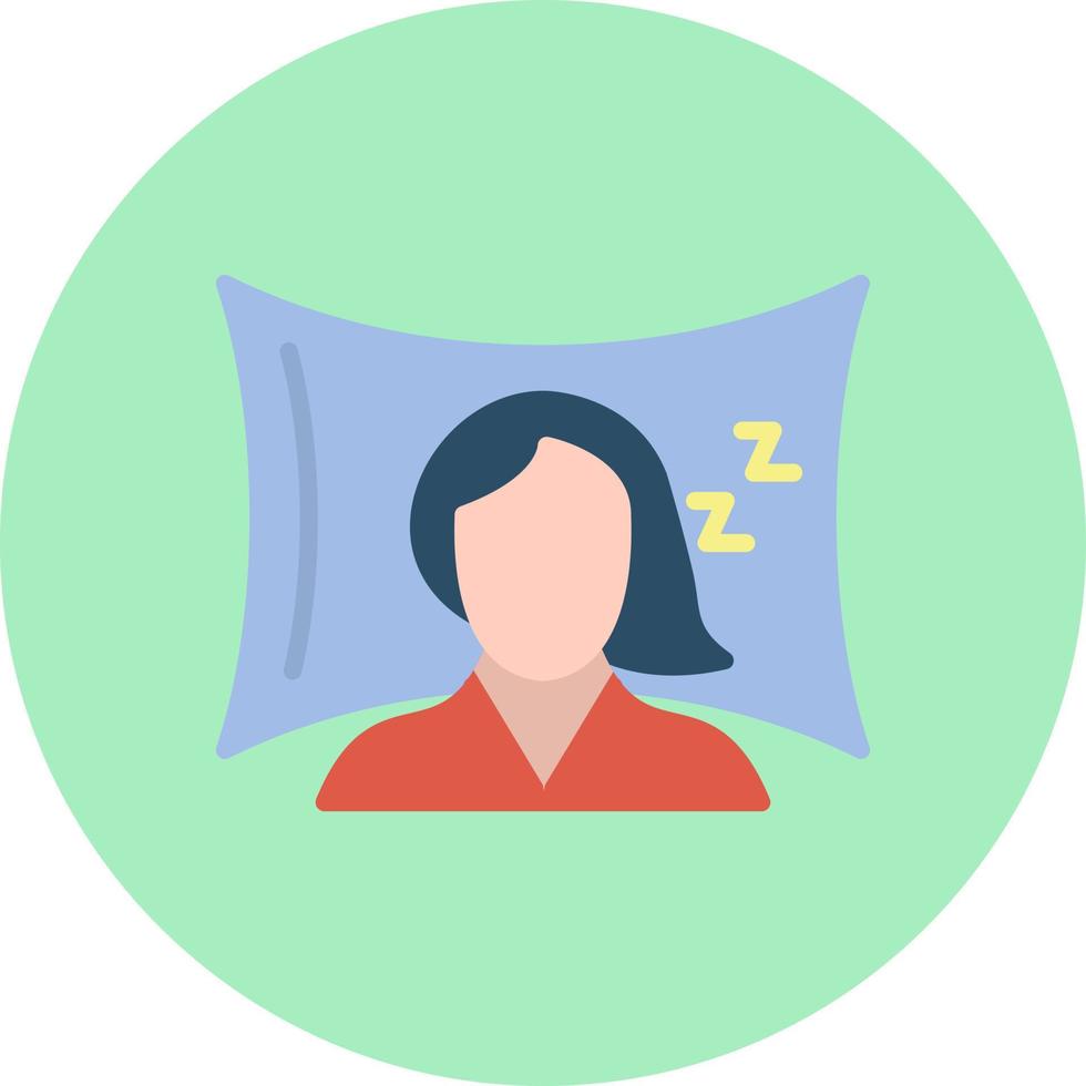 Sleeping Vector Icon