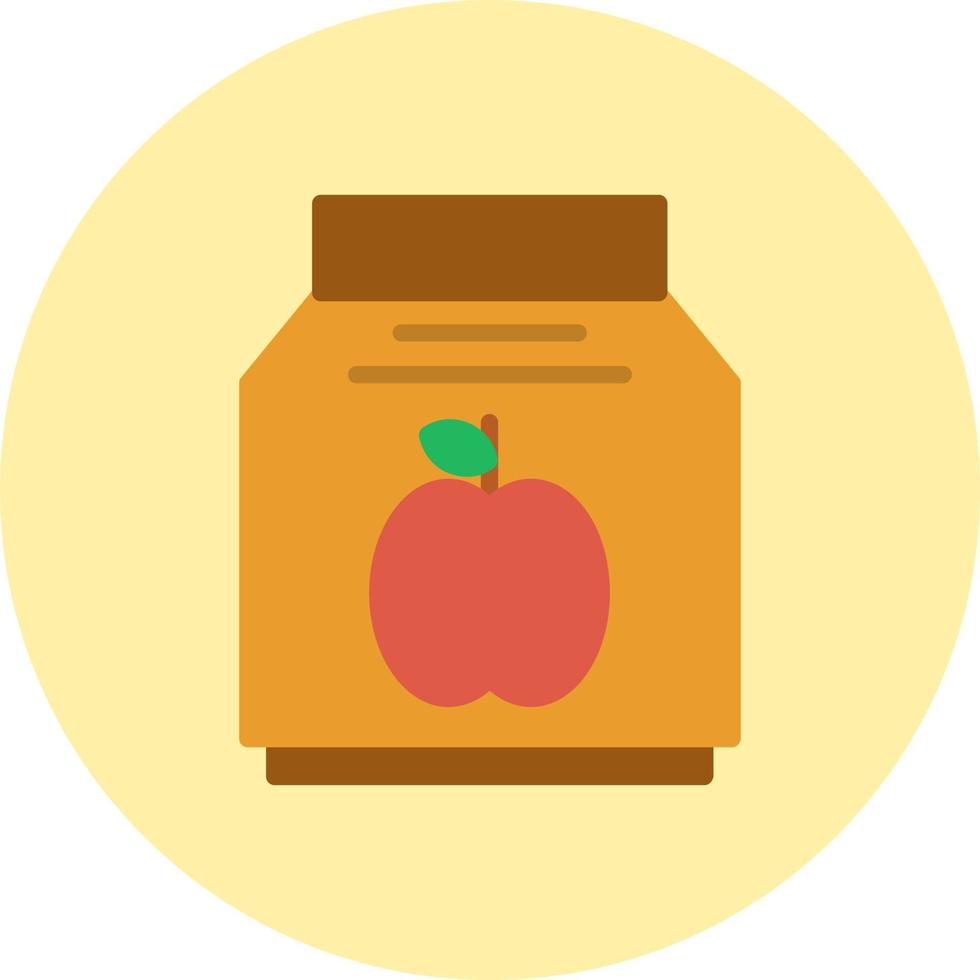 icono de vector de paquete de alimentos