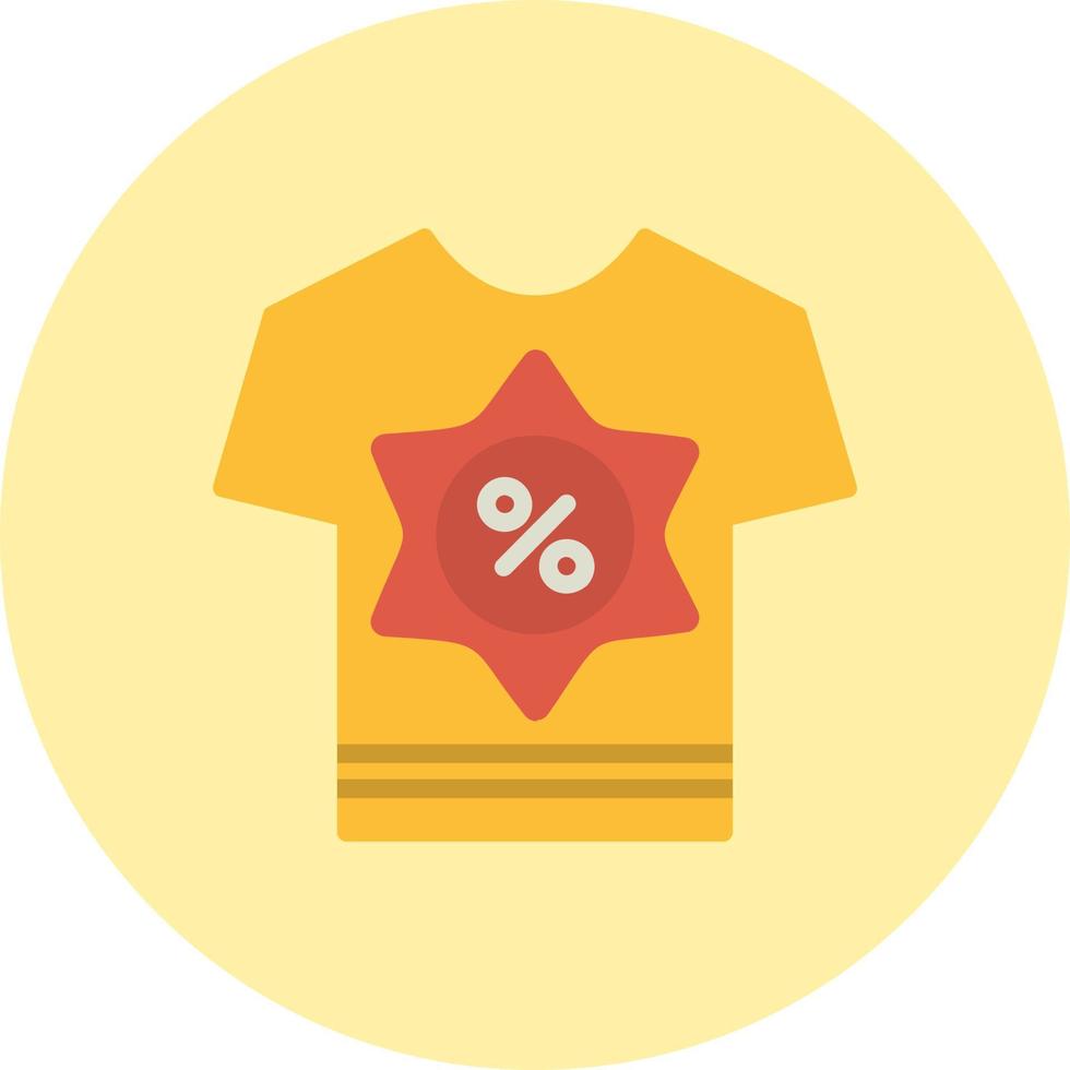 Discount Shirt Vector Icon