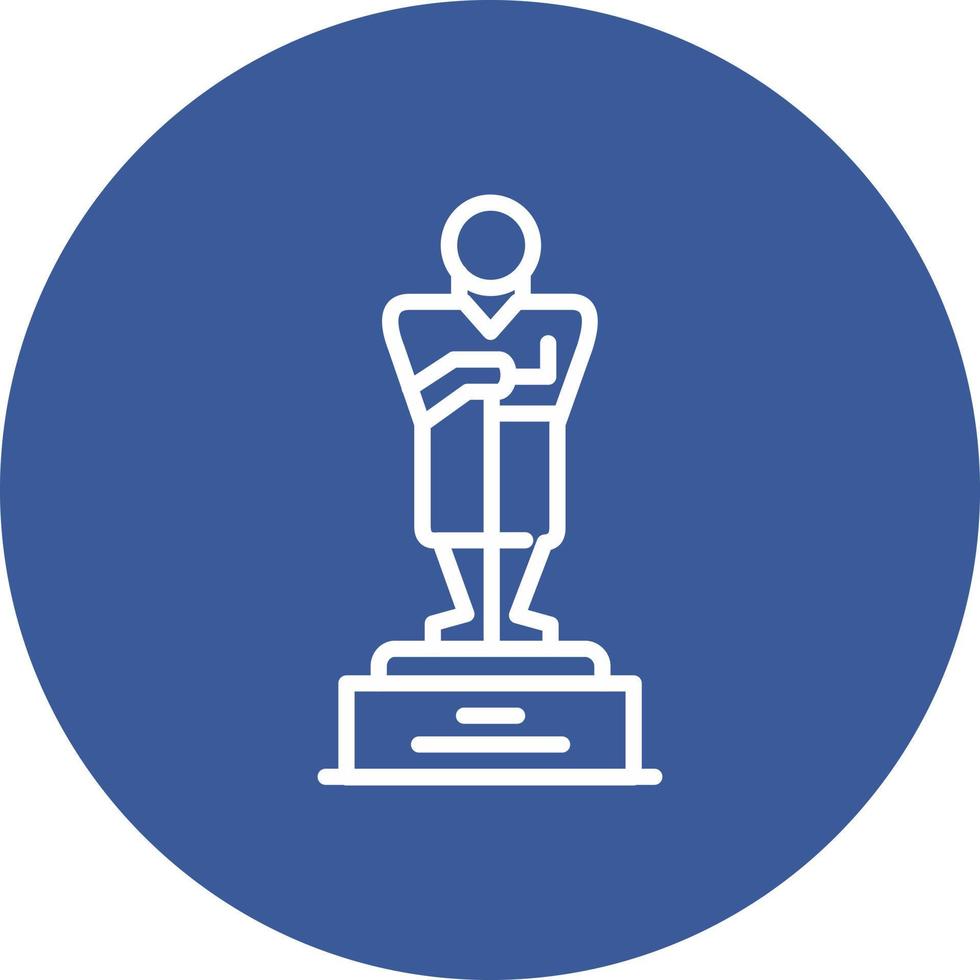 icono de vector de oscar