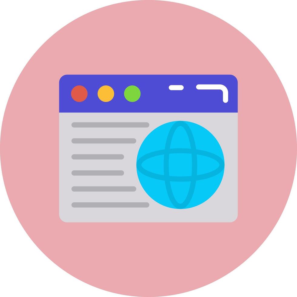 Web Browser Vector Icon