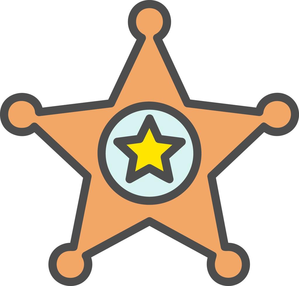 Justice Sheriff Vector Icon