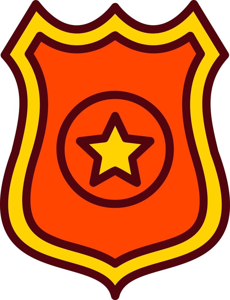 Police Badge Vector Icon