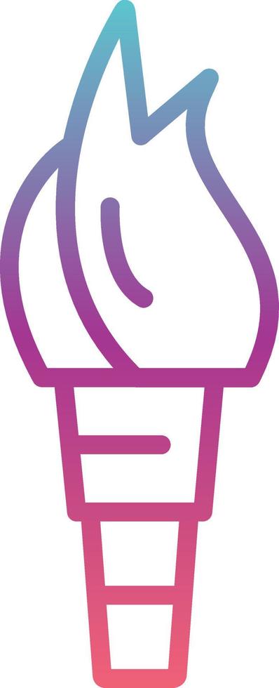 Torch Vector Icon