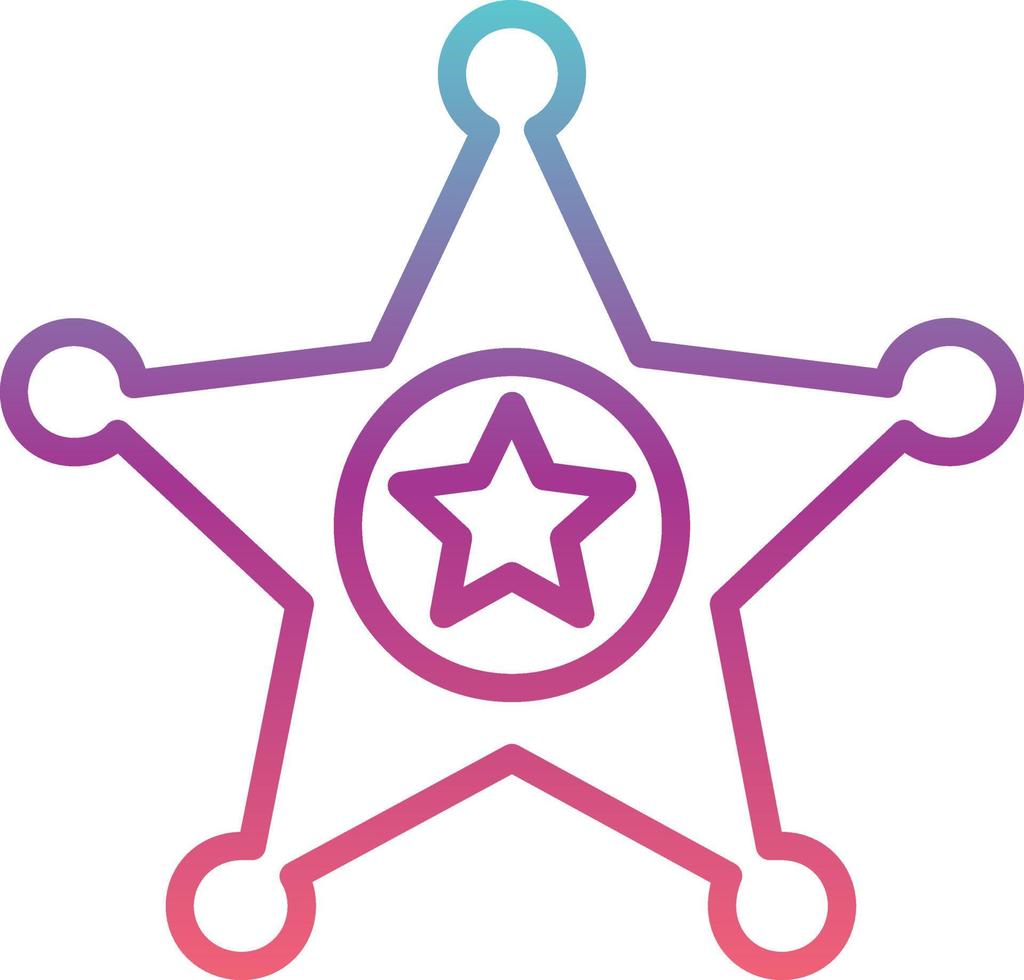Justice Sheriff Vector Icon