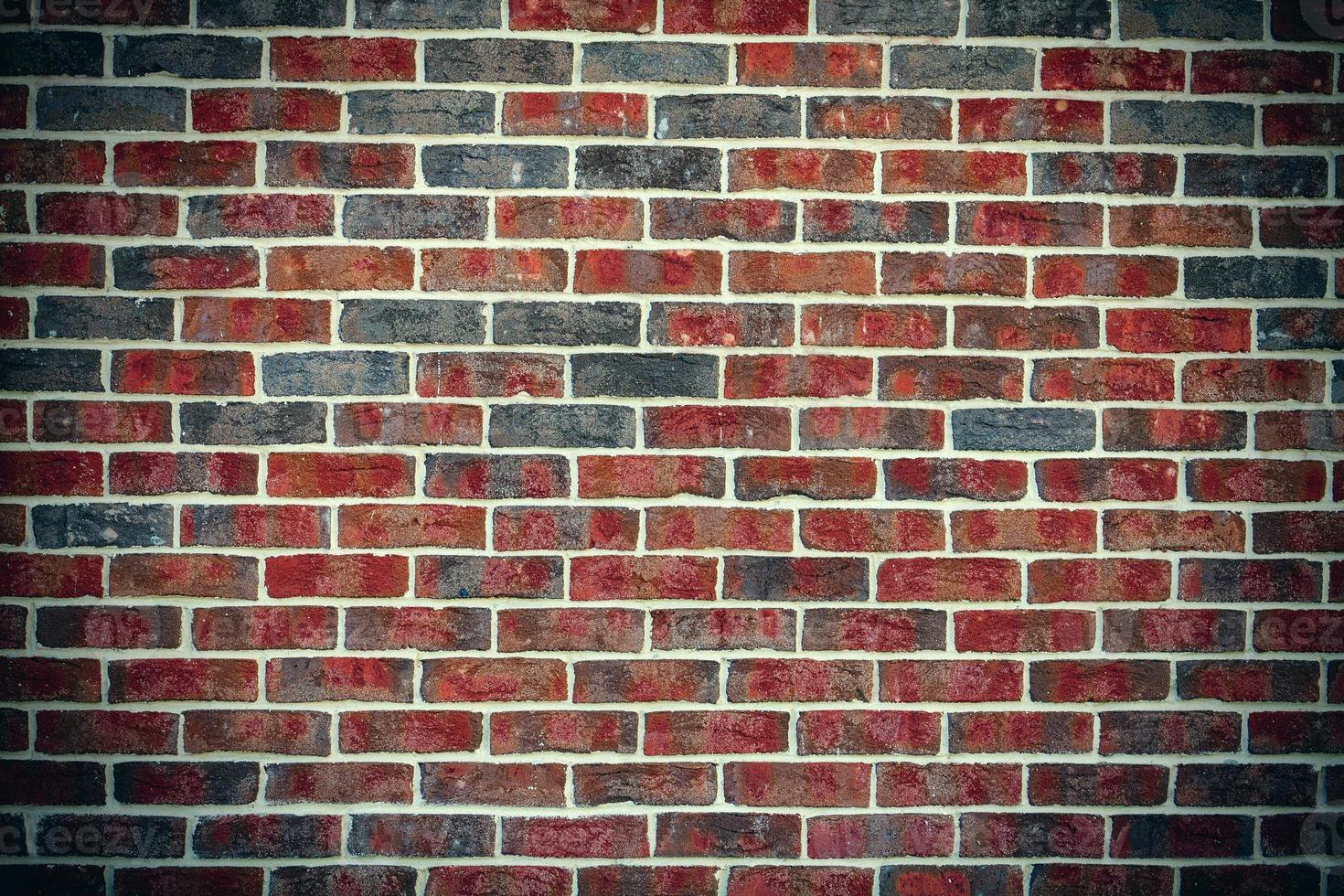 Textura de cerca de pared de ladrillo foto