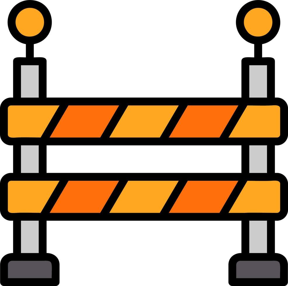 Barrier Vector Icon Design