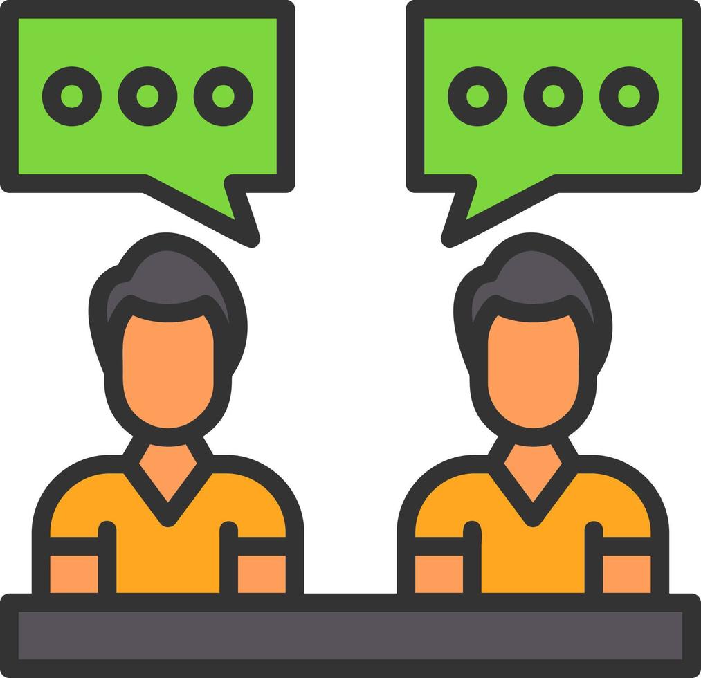 Meeting Vector Icon Design