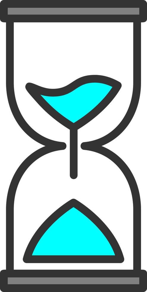 Hourglass Vector Icon Design