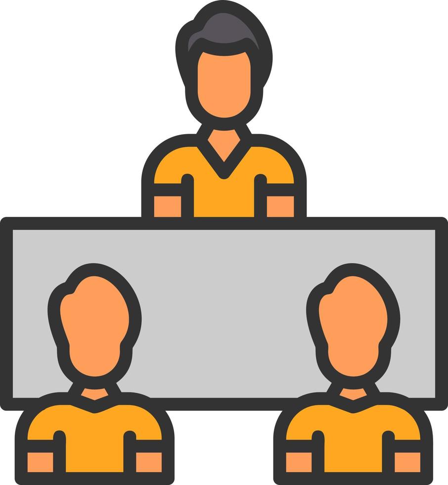 Conference Vector Icon Design