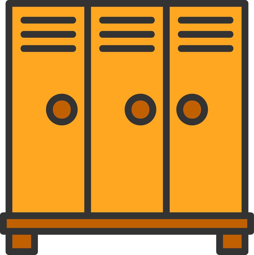 Locker Vector Icon Design