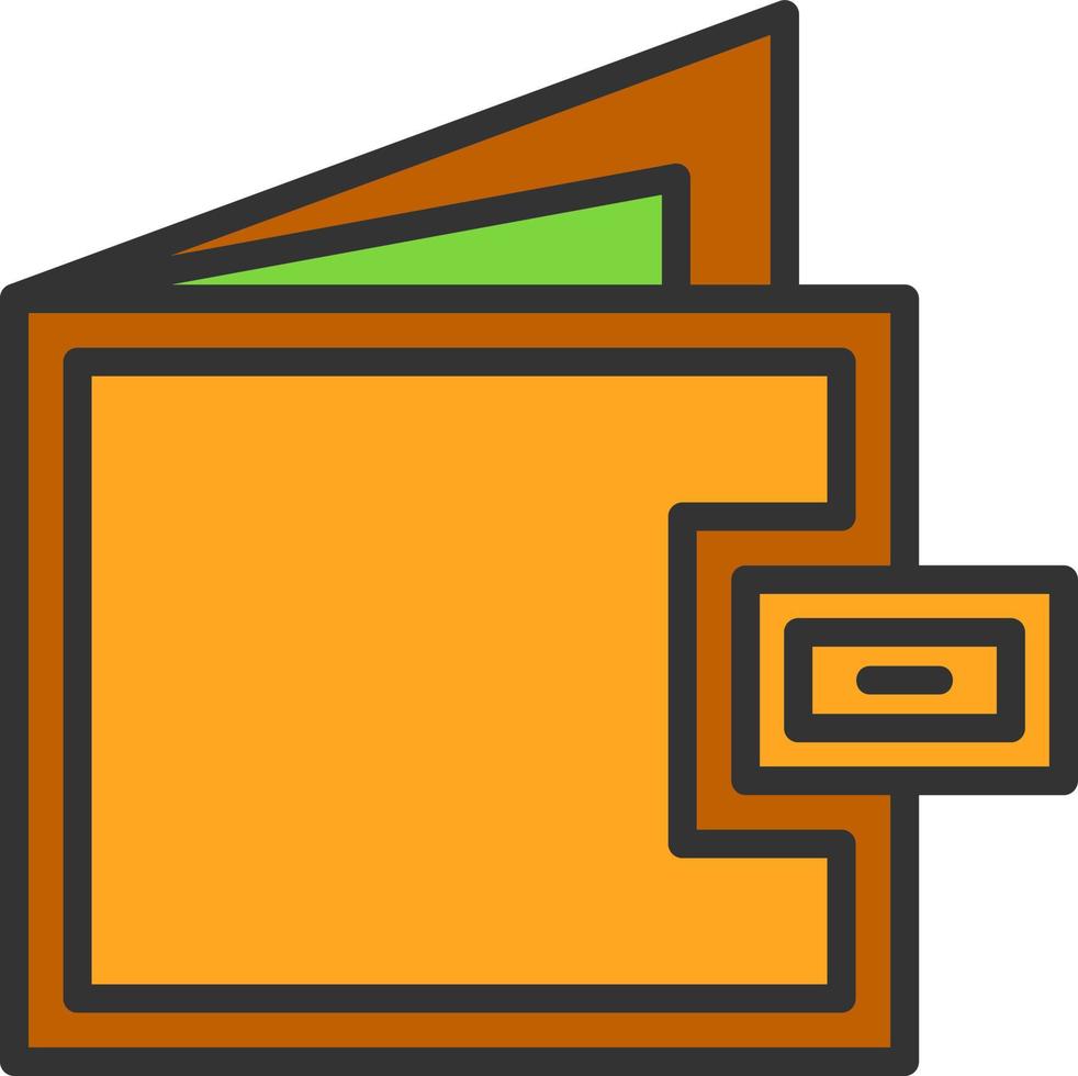 Wallet Vector Icon Design
