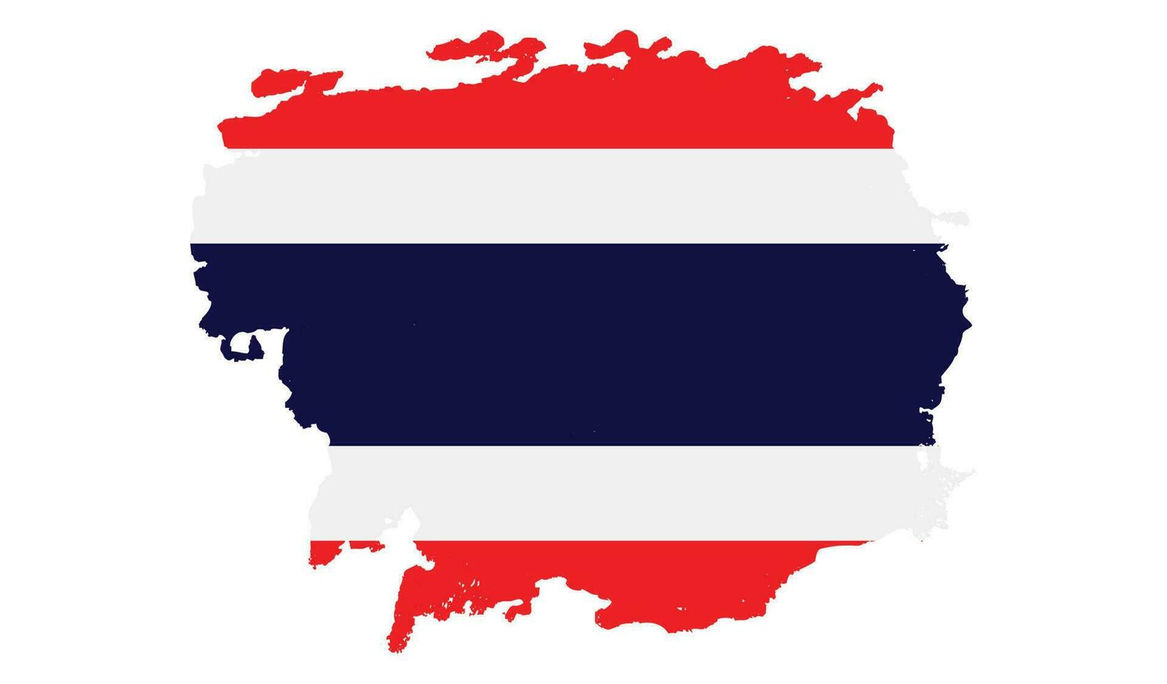 Thailand grunge style flag vector