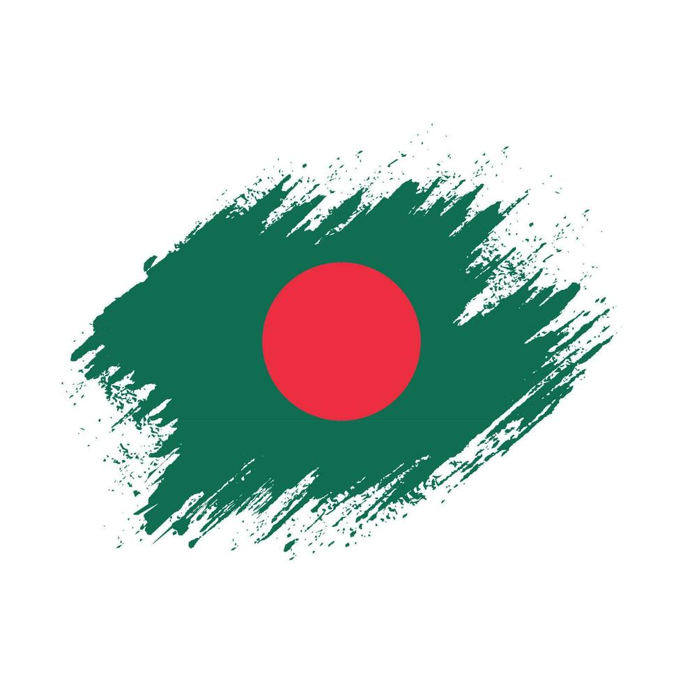 vector de bandera de grunge angustiado de bangladesh