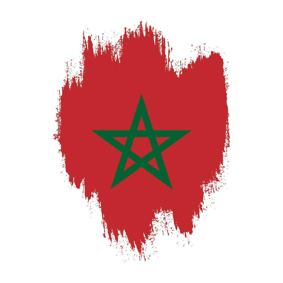 New Morocco abstract flag vector