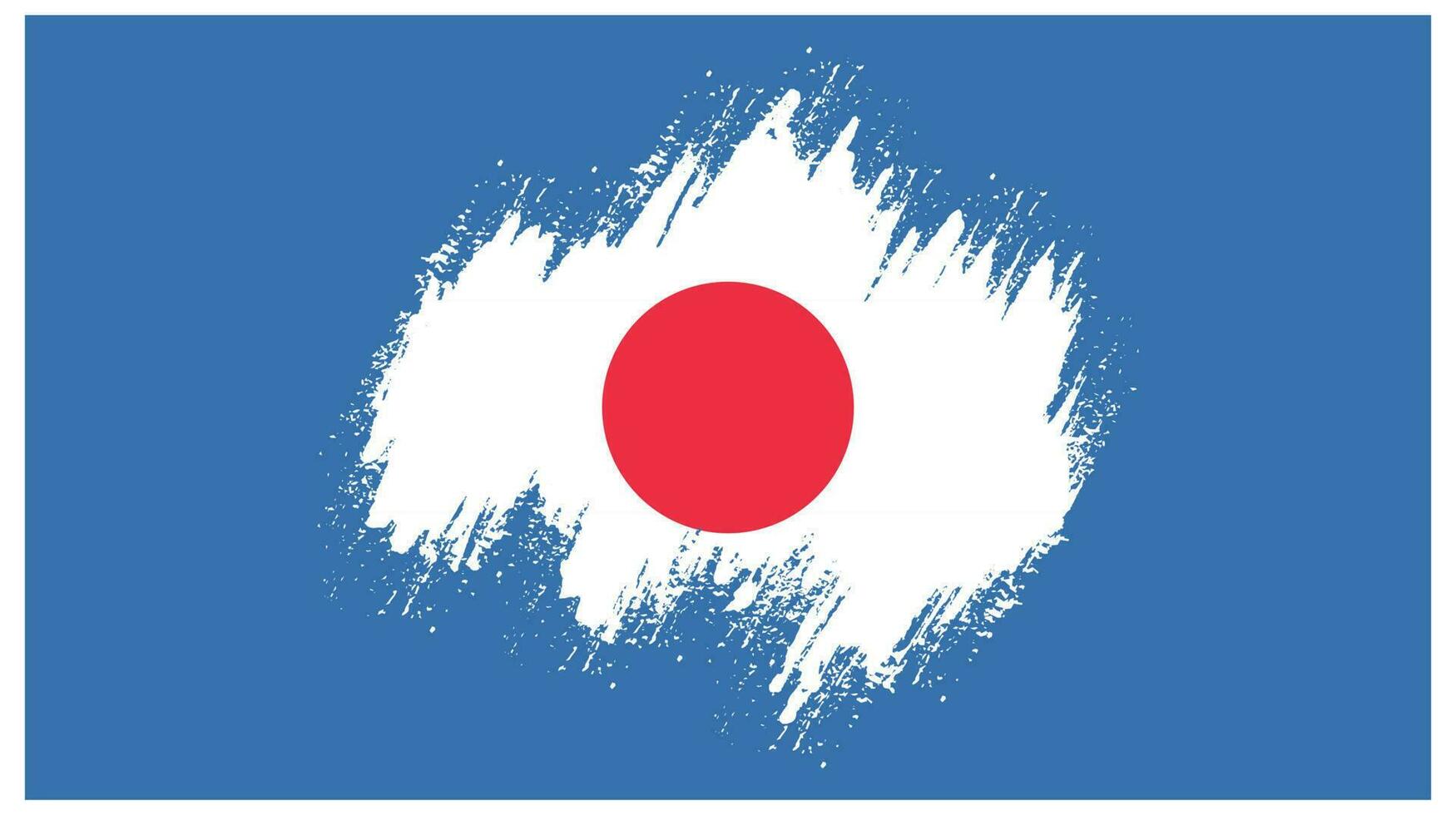 Japan grungy flag vector