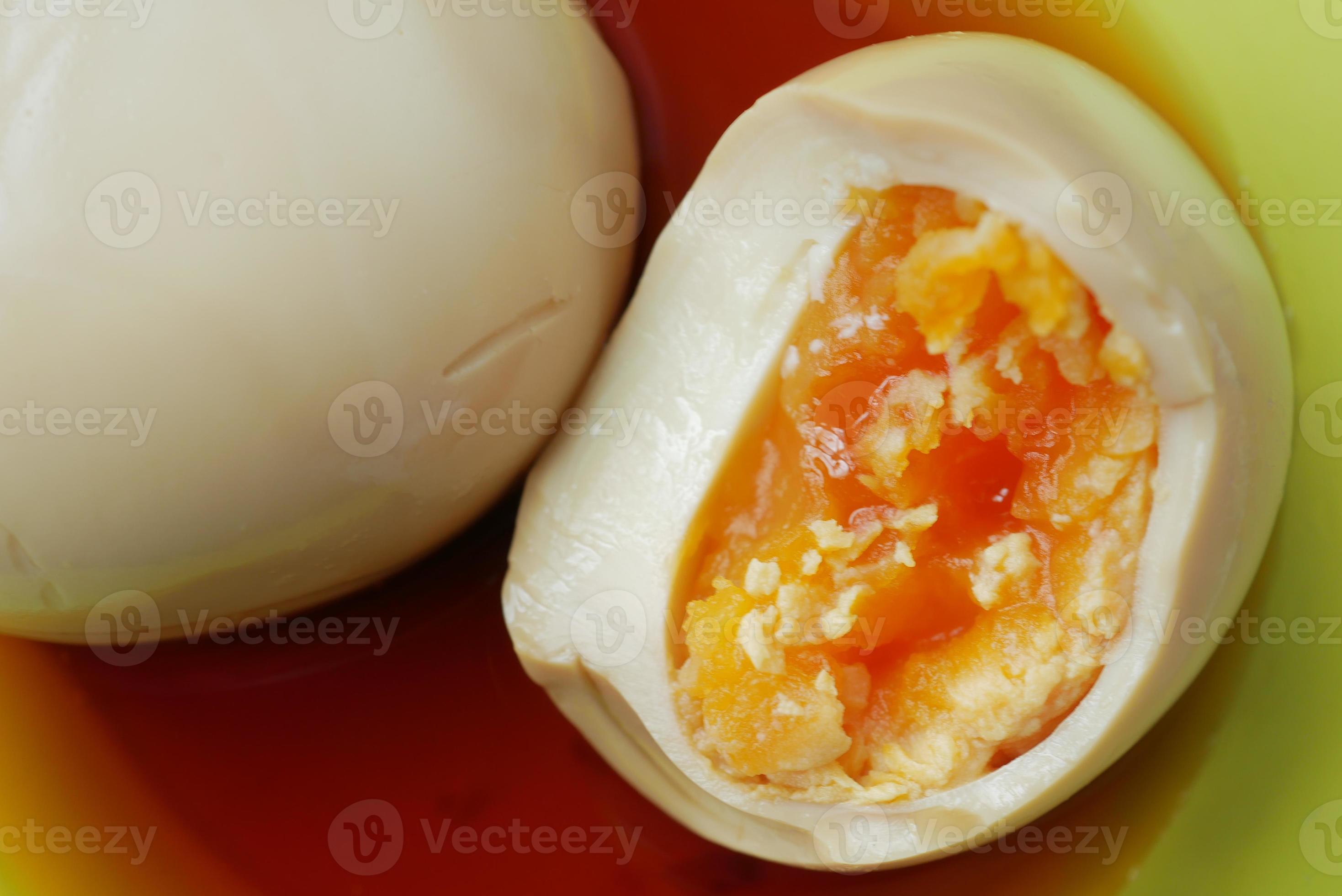 soy sauce marinated egg in a bowl . 16554592 Stock Photo at Vecteezy