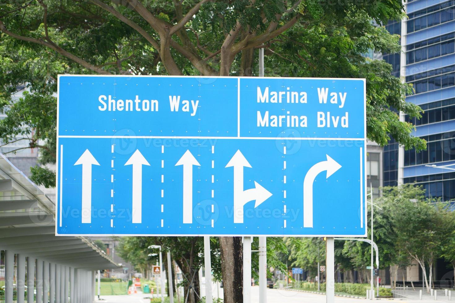 marina way sing and buildings photo