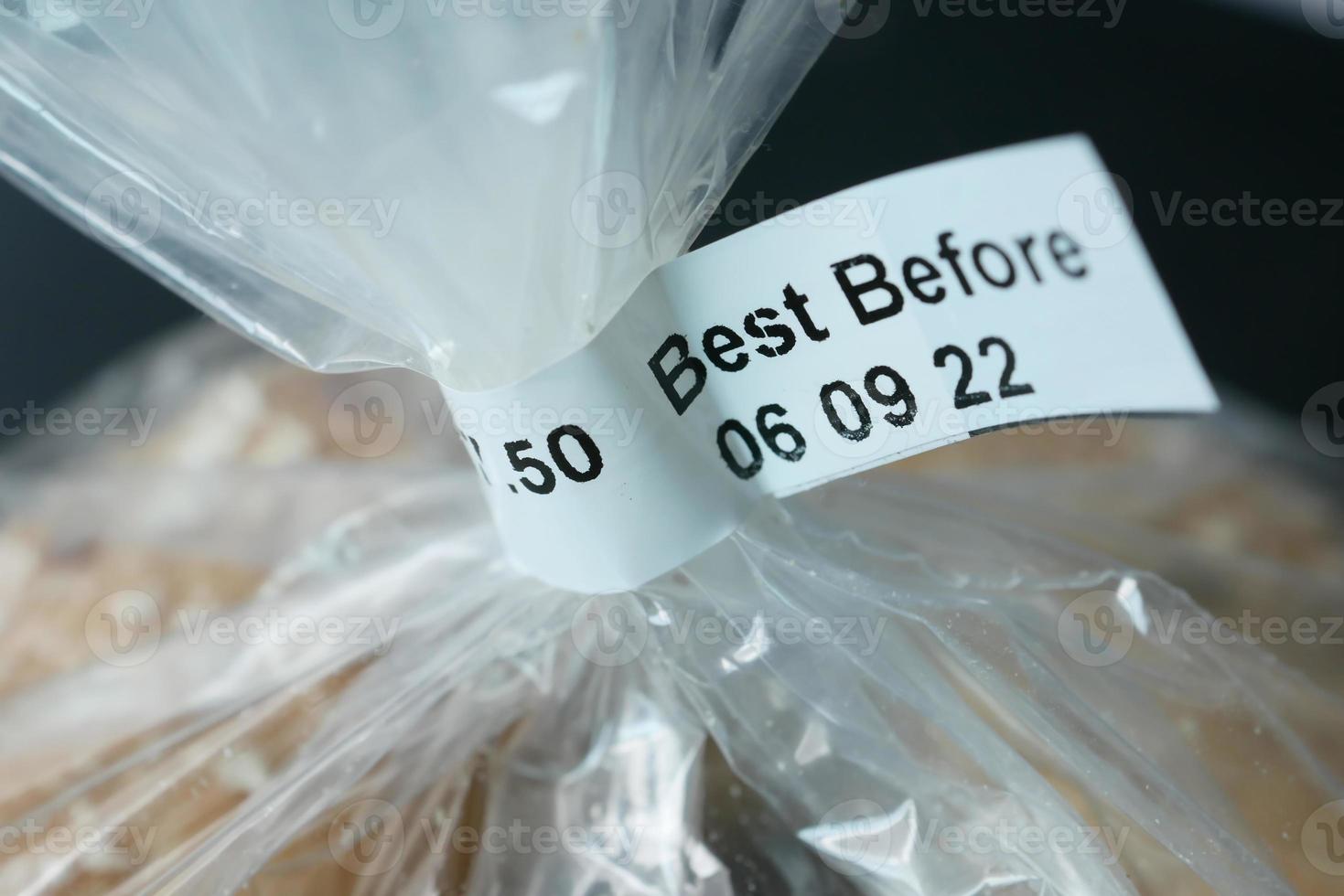 expiry date on a bread packet photo