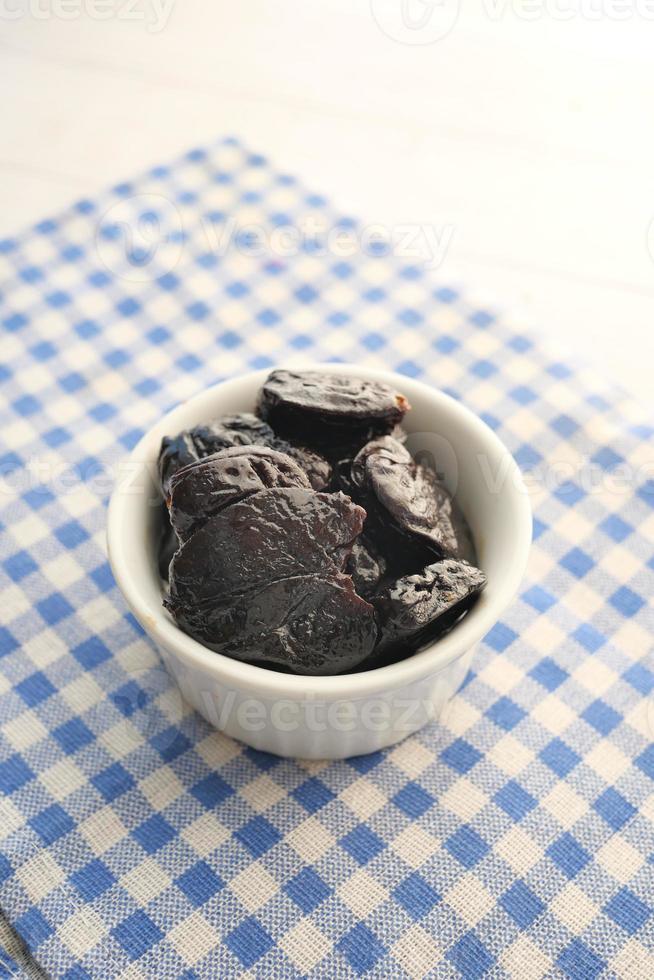 Healthy Natural Dried Plums, prunes photo