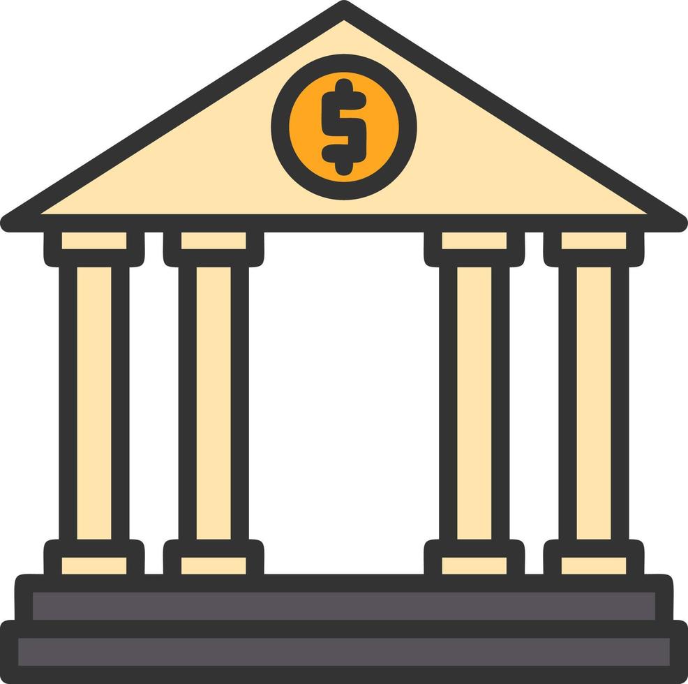 Bank Vector Icon Design