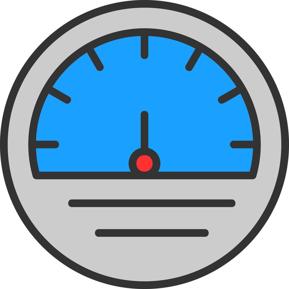 Speedometer Vector Icon Design