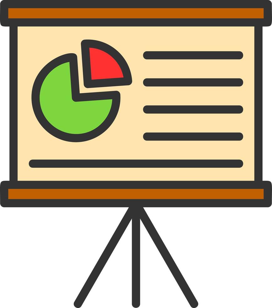 Presentation Vector Icon Design