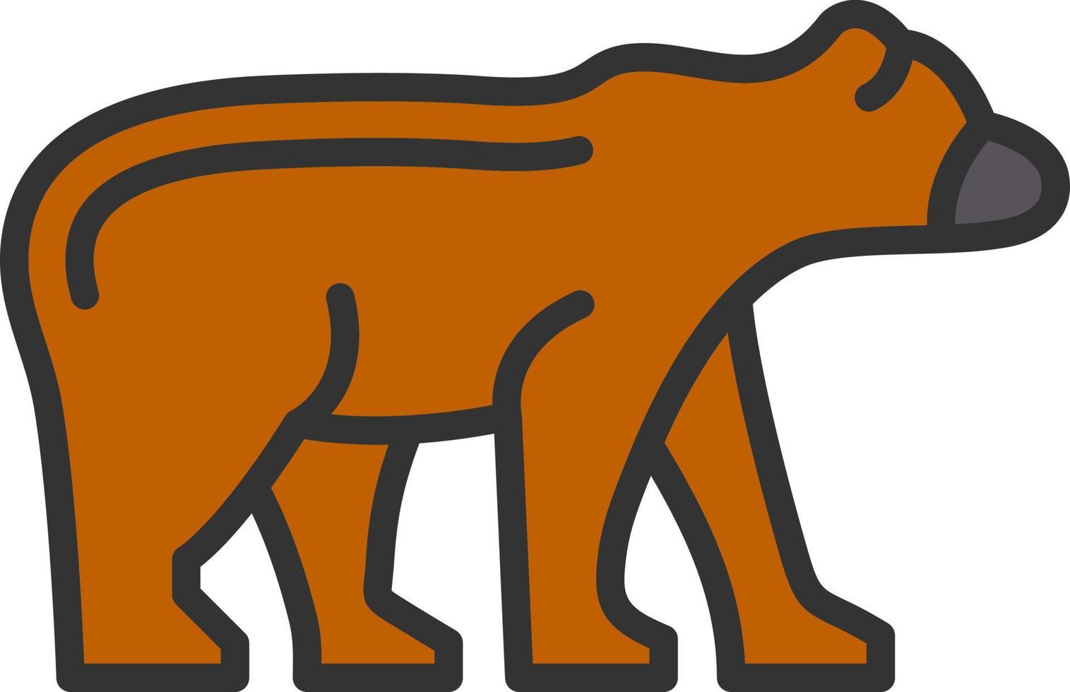 Bear Vector Icon Design
