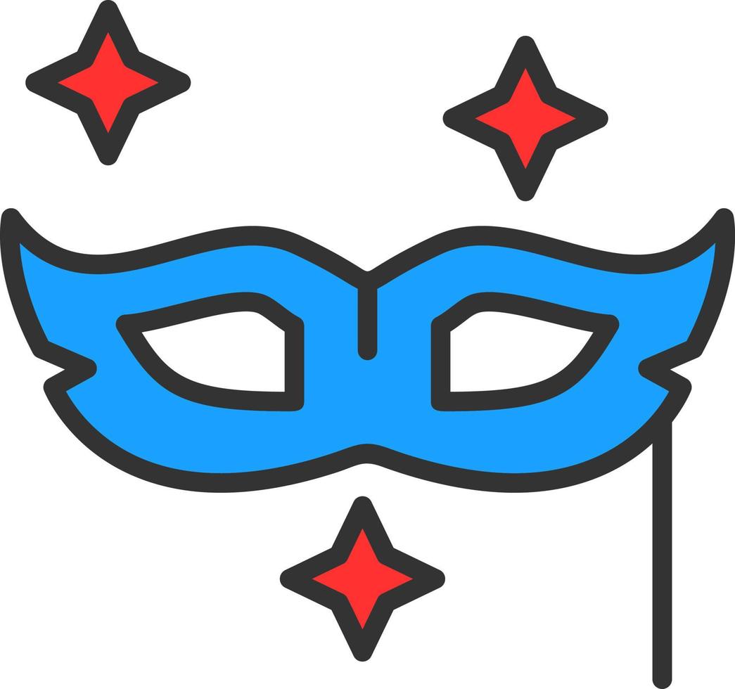 diseño de icono de vector de mascarada