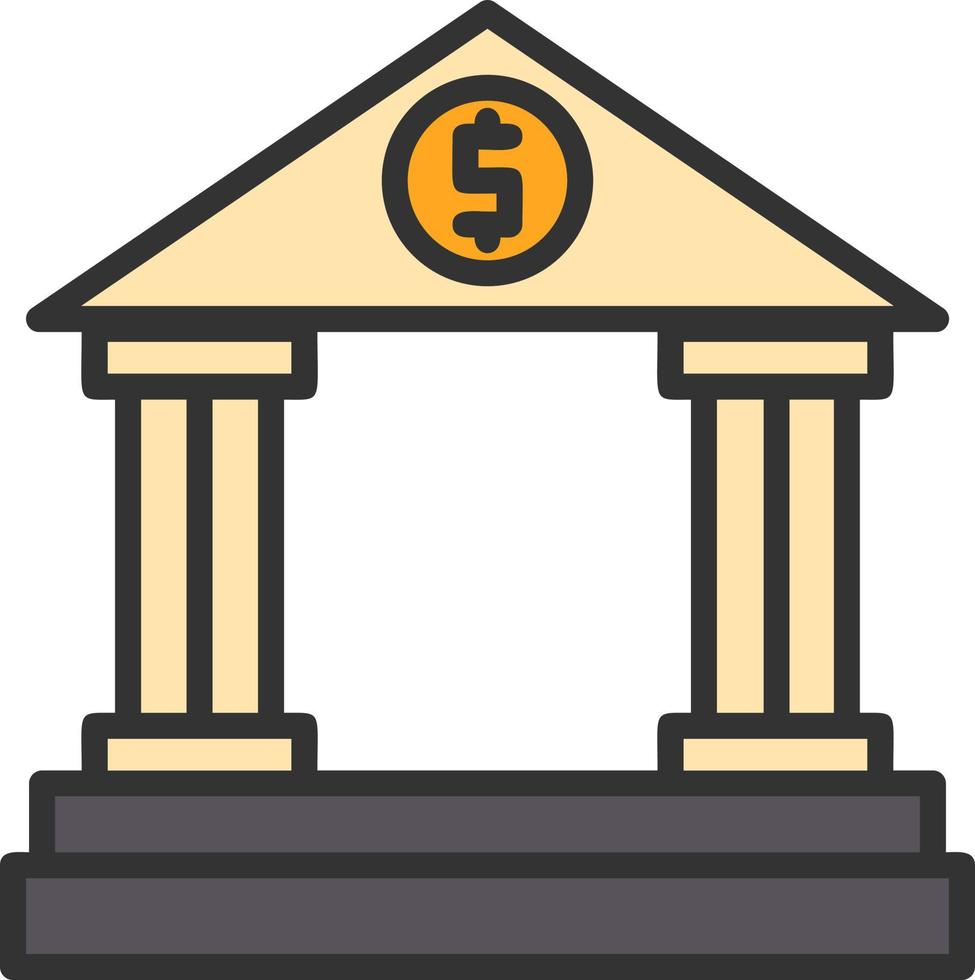 Bank Vector Icon Design