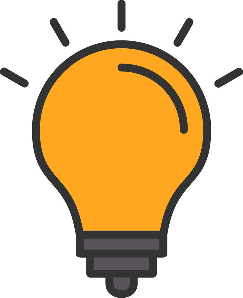Lightbulb Vector Icon Design