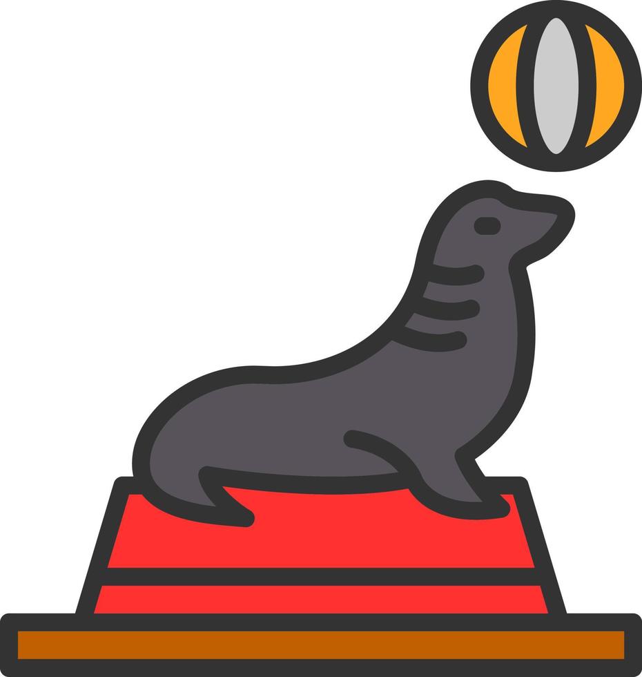 Seal Vector Icon Design