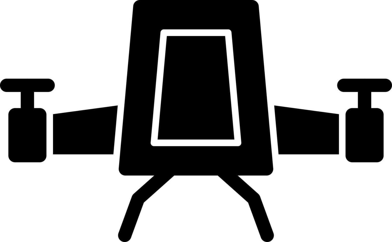 Air Taxi Vector Icon Design