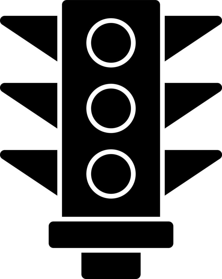 Traffic Signal Vector Icon Design