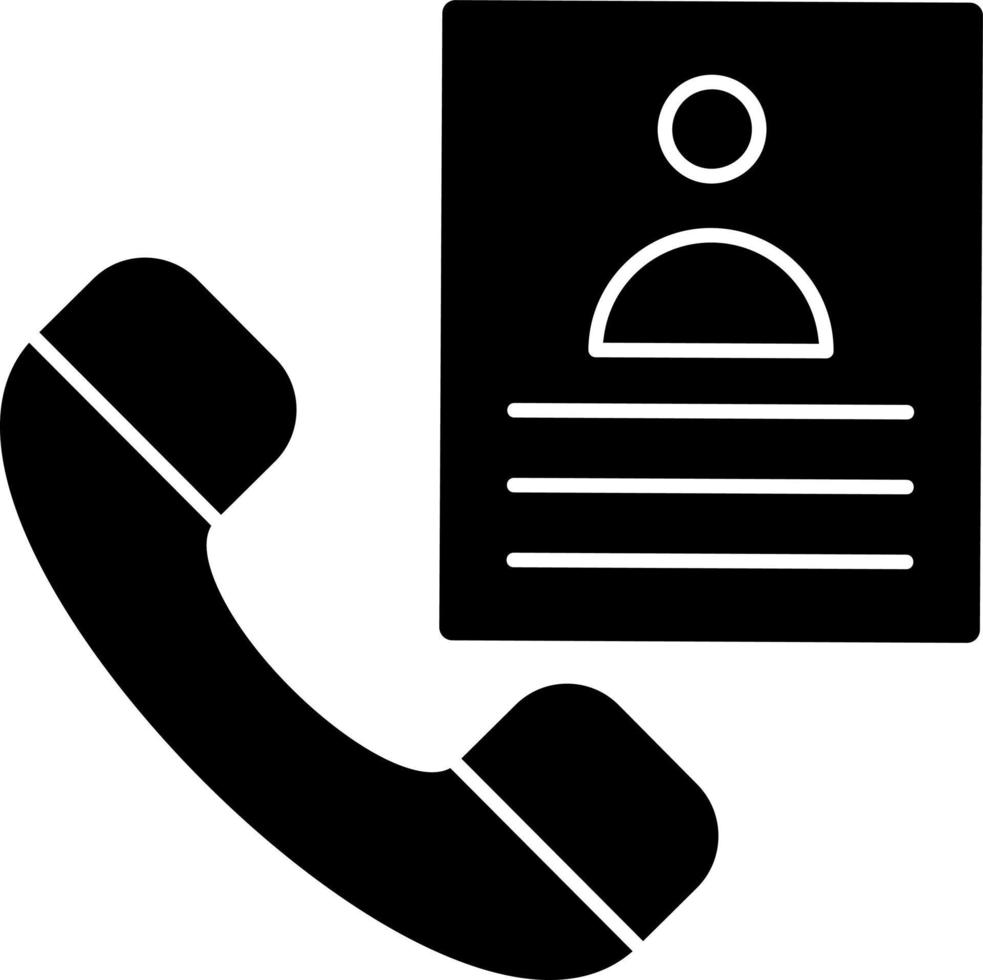 Contact Vector Icon Design