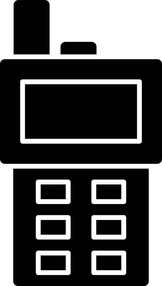 Walkie Talkie Vector Icon Design