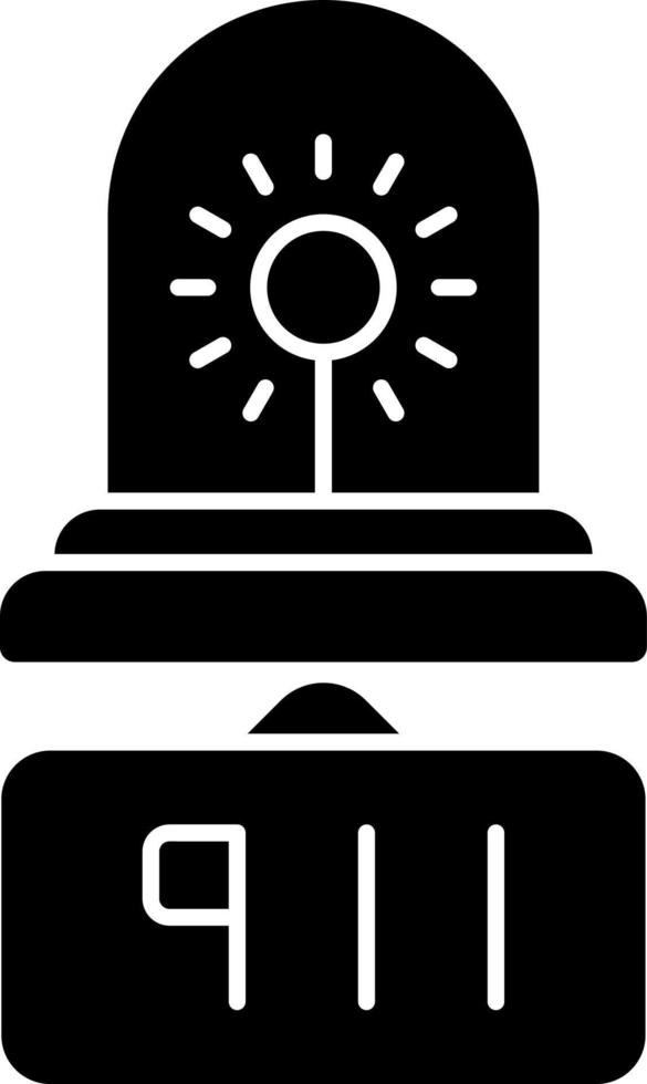 911 Call Vector Icon Design