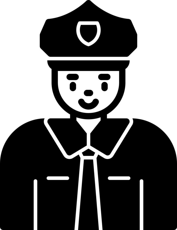 Policeman Vector Icon Design