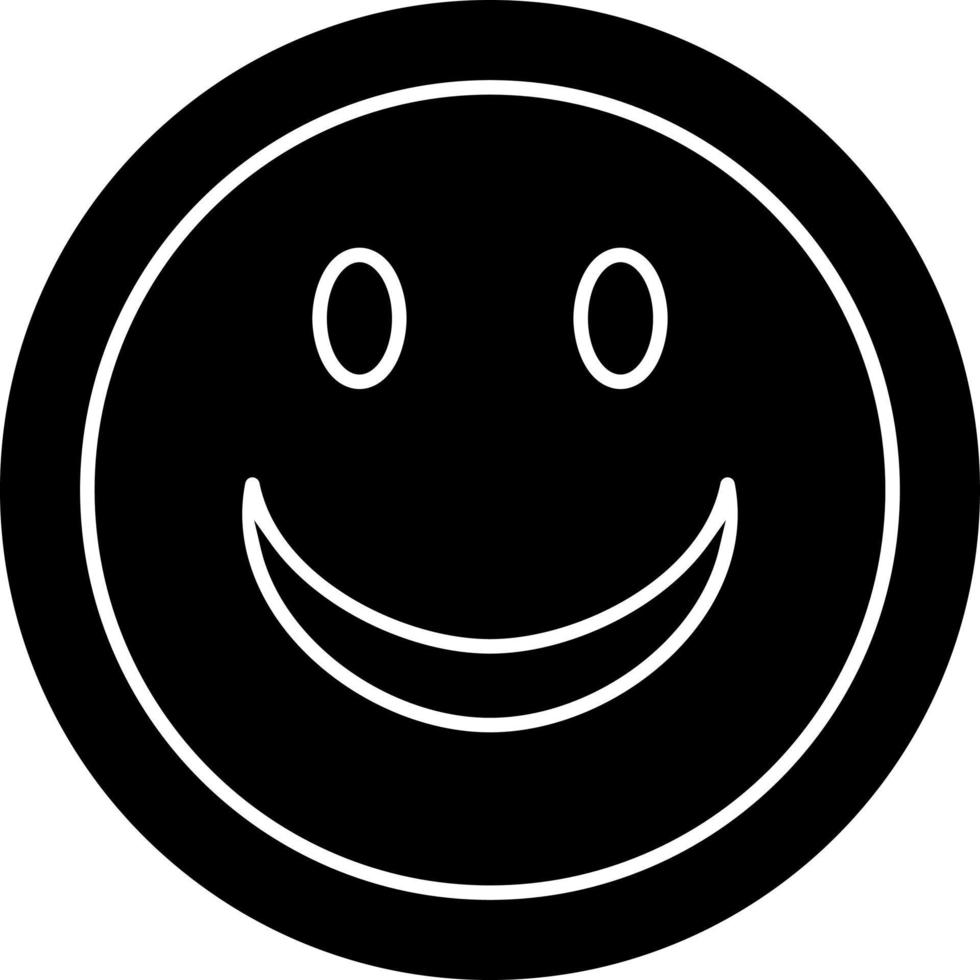 diseño de icono de vector de sonrisa