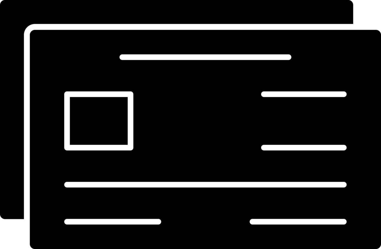 Credit Card Vector Icon Design