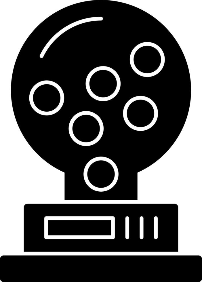 Gumball Machine Vector Icon Design
