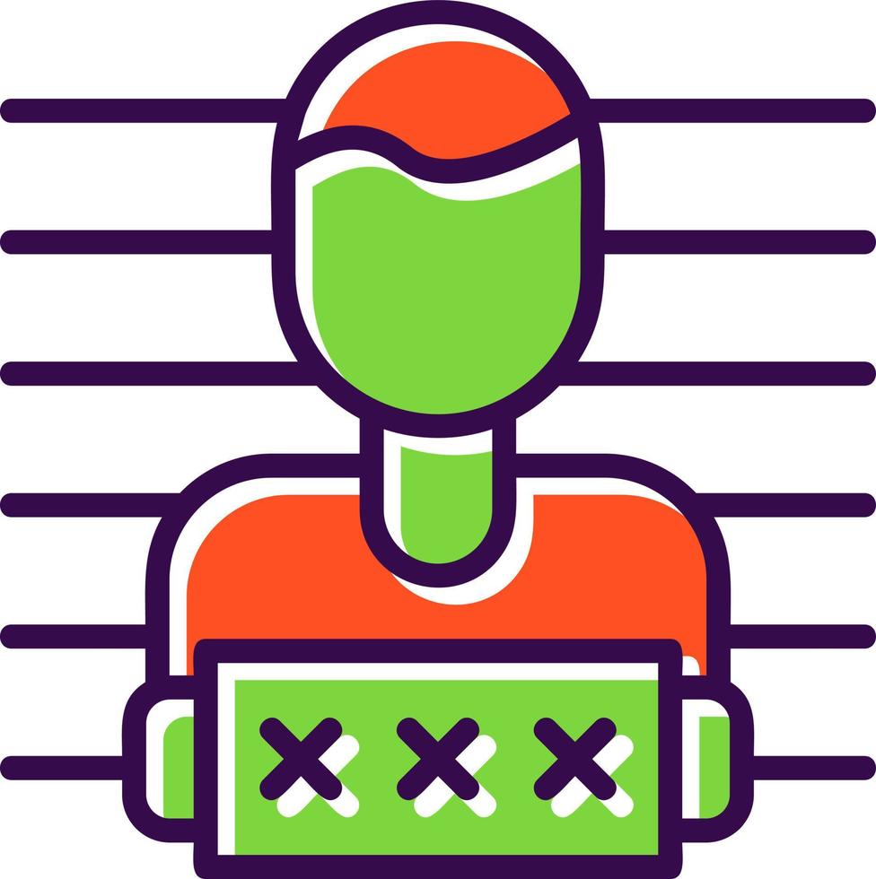 Mugshot Vector Icon Design