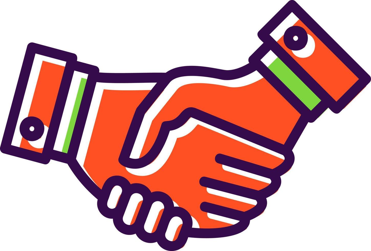 Handshake Vector Icon Design