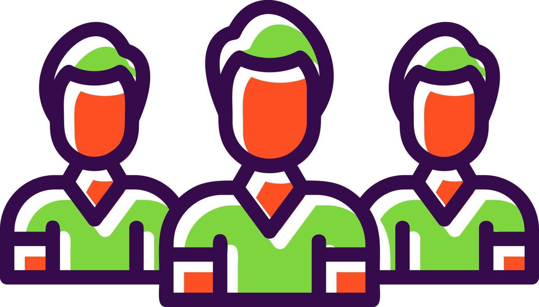Team Vector Icon Design