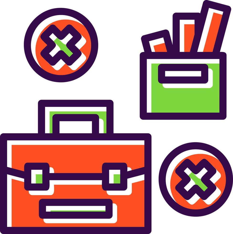 Job Loss Vector Icon Design