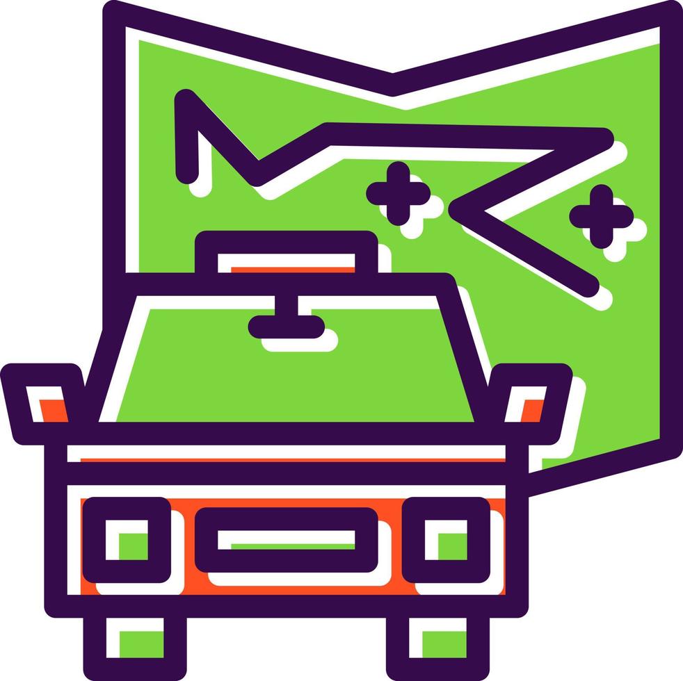 Route Vector Icon Design
