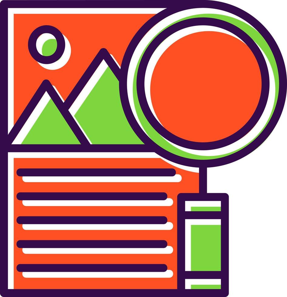 Research Vector Icon Design
