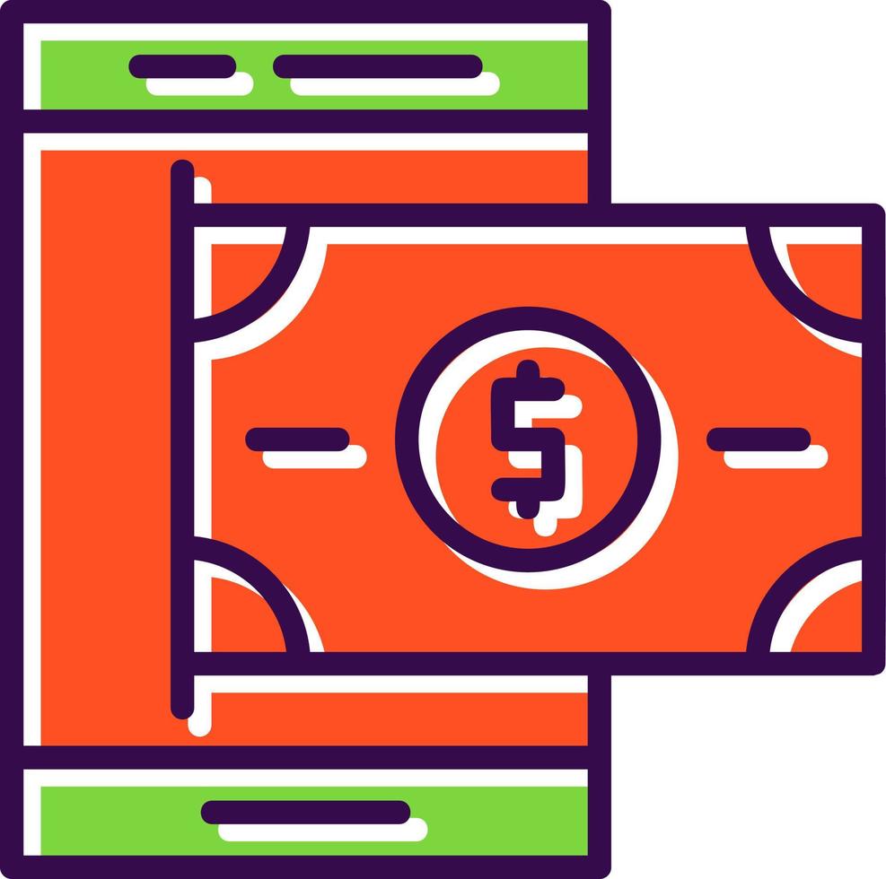 diseño de icono de vector de pago en línea