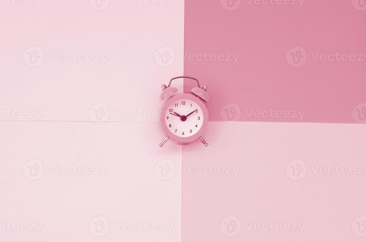 Time to choose metaphor concept. Alarm clock at the crossroads of