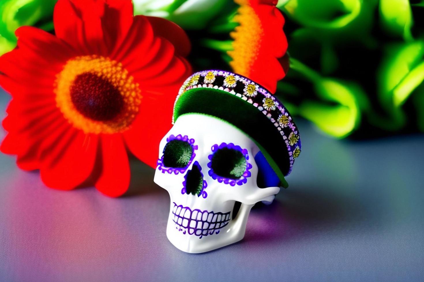 dia de los muertos, fiesta cultural tradicional mexicana. dia de muertos. foto